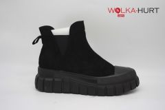 Sneakersy Damskie Zimowe QH8-3 BLACK