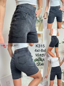 Spodenki Damskie Jeans BIG SIZE K315